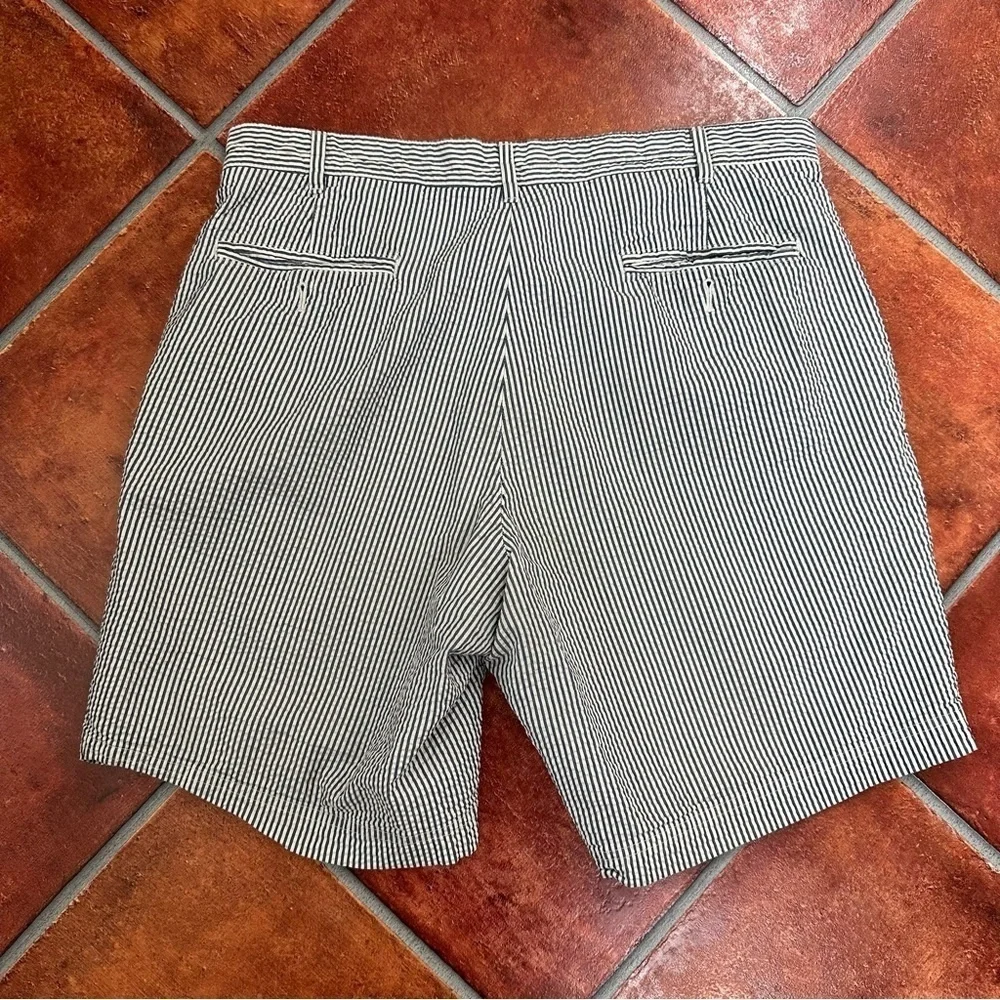 J. Hilburn Seersucker Shorts